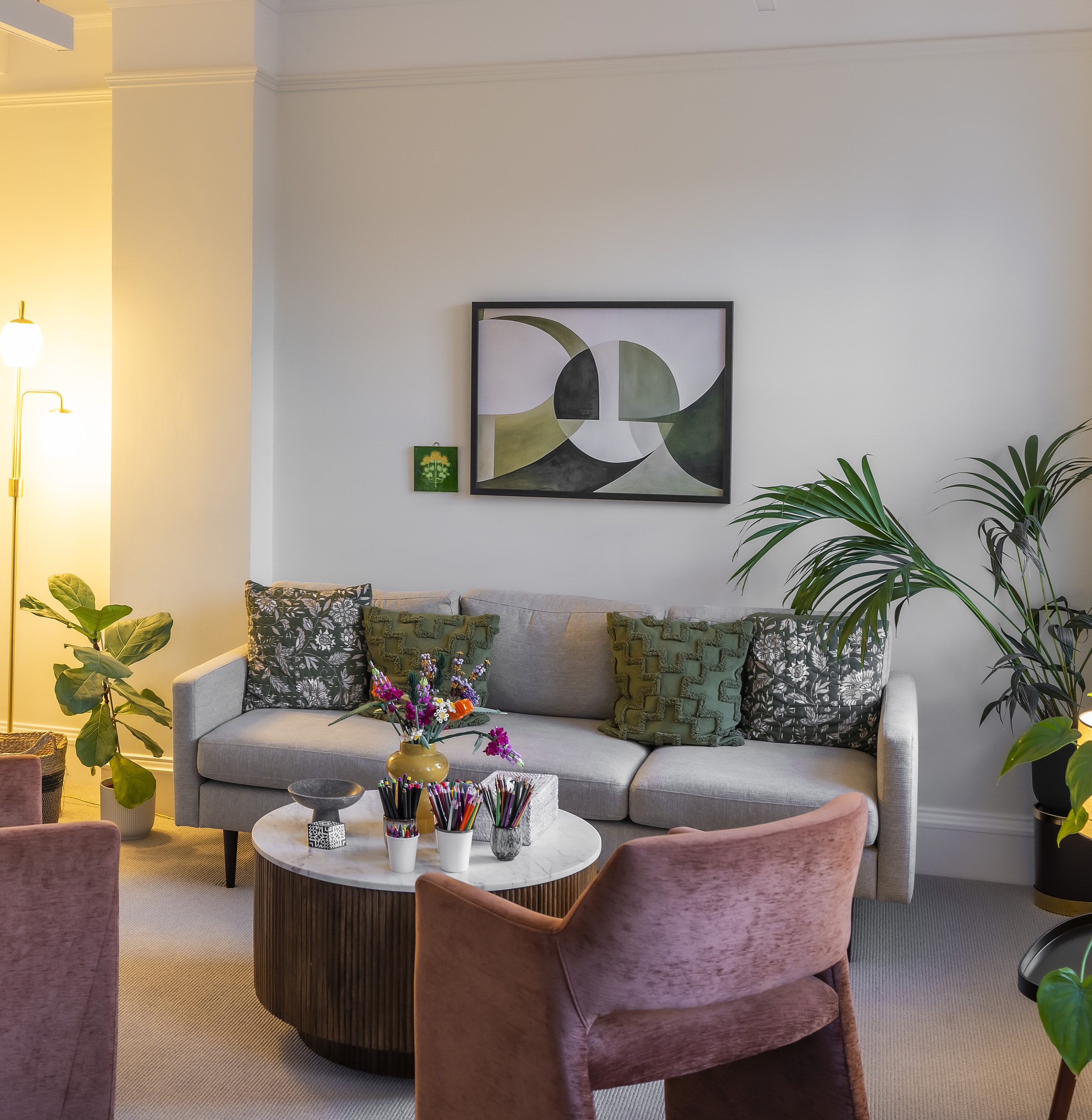 Consulting room at London Psychiatry Clinic, 60 Harley Street
